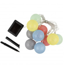 Гирлянда на солнечной батарее Uniel USL-S-139/PM2000 COTTON BALLS UL-00010436