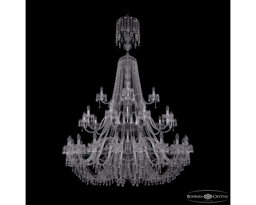 Основное фото Люстра подвесная Bohemia Ivele Crystal 1410/20+10+5/530/XL-200/3d Ni V0300: Купить в Интернет магазин освещения GCSVET.RU