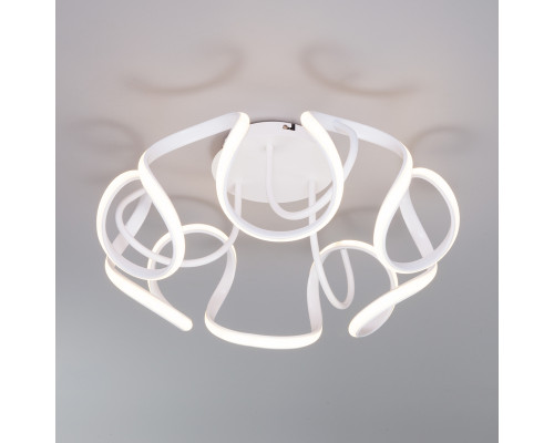 Дополнительное фото Потолочный светильник Eurosvet Alstroemeria 90238/1 белый: Купить в Интернет магазин освещения GCSVET.RU