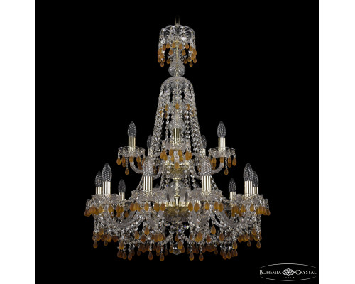 Основное фото Люстра подвесная Bohemia Ivele Crystal 1410/10+5/240/XL-91/2d G V1003: Купить в Интернет магазин освещения GCSVET.RU