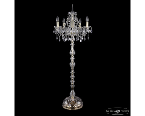 Основное фото Напольный светильник Bohemia Ivele Crystal 1413T1/5/141-120 G: Купить в Интернет магазин освещения GCSVET.RU