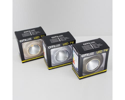 Дополнительное фото Светильник встраиваемый LED Citilux Дзета CLD042W1: Купить в Интернет магазин освещения GCSVET.RU
