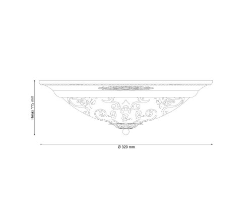 Дополнительное фото Светильник потолочный Lucia Tucci Lugo 142.2 R30 Brown: Купить в Интернет магазин освещения GCSVET.RU