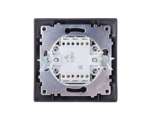 Дополнительное фото Выключатель двухклавишный с подсветкой Лама TDM Electric SQ1815-0747: Купить в Интернет магазин освещения GCSVET.RU