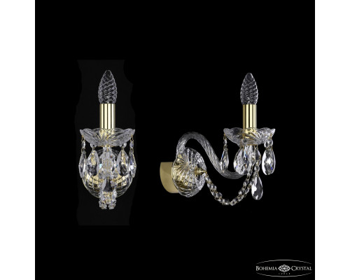 Основное фото Настенный светильник Bohemia Ivele Crystal 1402B/1/160 G: Купить в Интернет магазин освещения GCSVET.RU