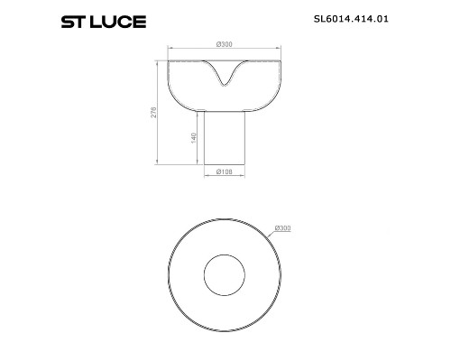 Дополнительное фото Лампа настольная ST Luce Ripple SL6014.414.01: Купить в Интернет магазин освещения GCSVET.RU