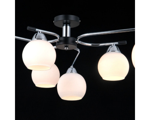 Дополнительное фото Потолочная люстра Illumico IL0638-6CSQ-24 CR BK LIBRA: Купить в Интернет магазин освещения GCSVET.RU
