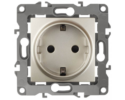 Основное фото Розетка ЭРА 12 2P E Schuko 16A 250V 12-2101-04 Б0014678: Купить в Интернет магазин освещения GCSVET.RU