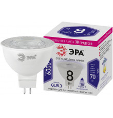 Светодиодная лампочка Эра LED Lense MR16-8W-860-GU5.3 Б0054940