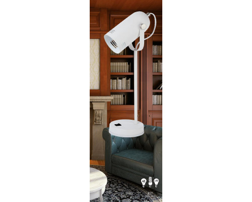 Дополнительное фото Лампа настольная ЭРА N-117-Е27-40W-W Б0047192: Купить в Интернет магазин освещения GCSVET.RU