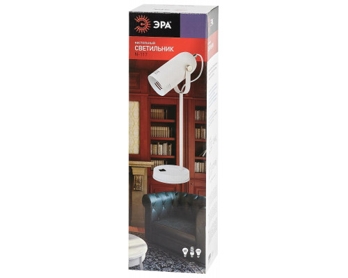 Дополнительное фото Лампа настольная ЭРА N-117-Е27-40W-W Б0047192: Купить в Интернет магазин освещения GCSVET.RU