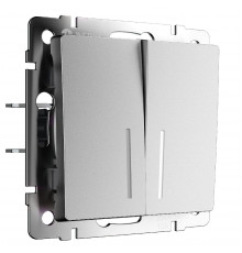 Выключатель двухклавишный с подсветкой Werkel W1120165 4690389195532 a063610