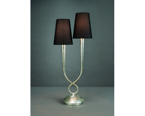 Дополнительное фото Лампа настольная Mantra Paola Painted Silver 3536: Купить в Интернет магазин освещения GCSVET.RU