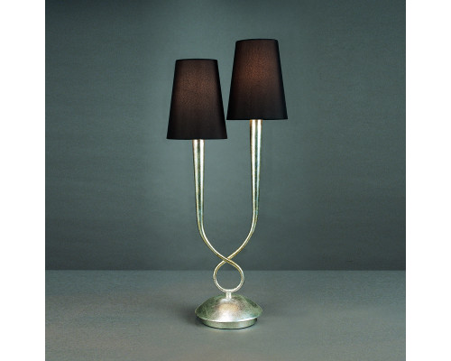 Дополнительное фото Лампа настольная Mantra Paola Painted Silver 3536: Купить в Интернет магазин освещения GCSVET.RU