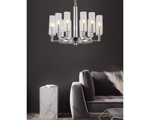 Дополнительное фото Люстра подвесная Lumina Deco Donatti LDP 8011-12 CHR: Купить в Интернет магазин освещения GCSVET.RU