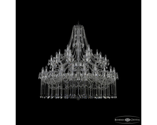 Основное фото Люстра подвесная Bohemia Ivele Crystal 1413/24+12+6/530/2d Ni: Купить в Интернет магазин освещения GCSVET.RU