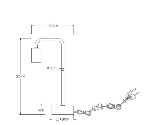 Дополнительное фото Лампа настольная Lucide Lorin 45565/01/30: Купить в Интернет магазин освещения GCSVET.RU