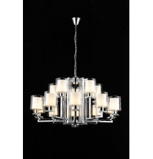 Люстра подвесная iLamp King RM6201-10+5 CR+CL