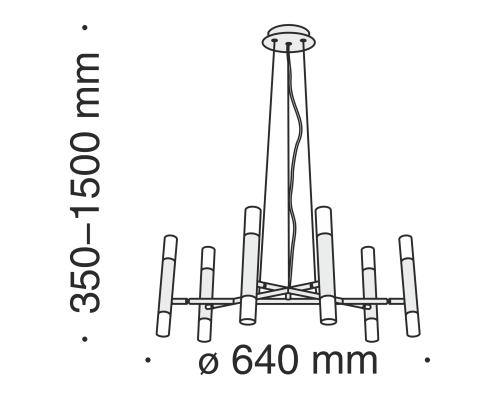 Дополнительное фото Люстра подвесная Maytoni Vigo MOD031PL-12B: Купить в Интернет магазин освещения GCSVET.RU