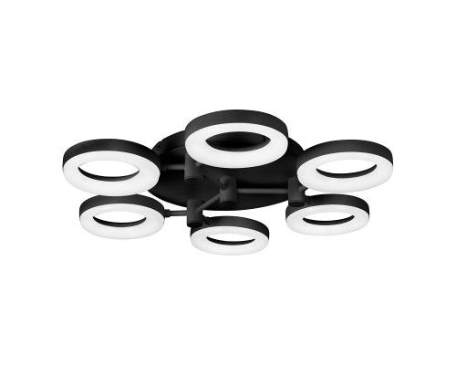 Дополнительное фото Люстра потолочная LED iLedex Jomo FS-014-X6-(B) 72W BK: Купить в Интернет магазин освещения GCSVET.RU