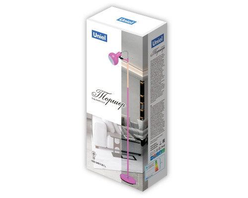 Дополнительное фото Напольный светильник Uniel UML-T702 E14 SILVER UL-00010183: Купить в Интернет магазин освещения GCSVET.RU