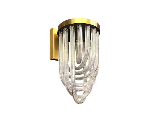 Основное фото Светильник настенный Delight Collection Murano Glass A001-200 A1 brass: Купить в Интернет магазин освещения GCSVET.RU