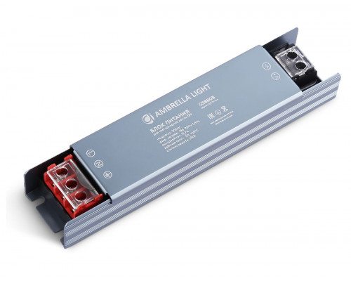 Основное фото Блок питания Ambrella Light LED Driver 12V 200Вт AC185-260 16.7A IP20 GS8808: Купить в Интернет магазин освещения GCSVET.RU