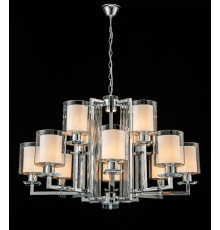 Люстра подвесная iLamp King RM6201-8+4 CR+CL