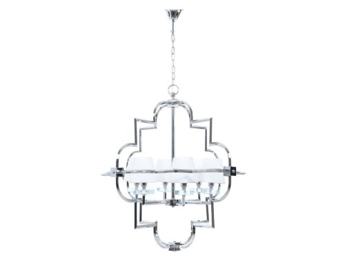 Основное фото Люстра подвесная Lumina Deco Baltimore LDP 8020-6 CHR+WT: Купить в Интернет магазин освещения GCSVET.RU