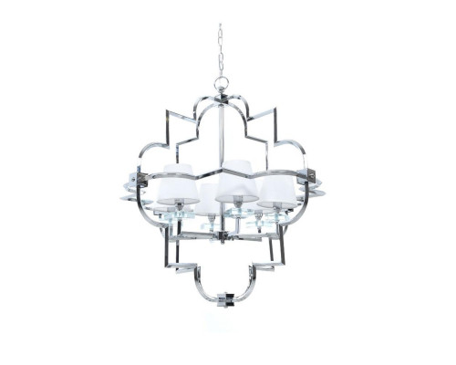 Дополнительное фото Люстра подвесная Lumina Deco Baltimore LDP 8020-6 CHR+WT: Купить в Интернет магазин освещения GCSVET.RU
