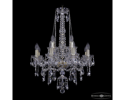 Основное фото Люстра подвесная Bohemia Ivele Crystal 1415/8+4/200/h-75 G: Купить в Интернет магазин освещения GCSVET.RU
