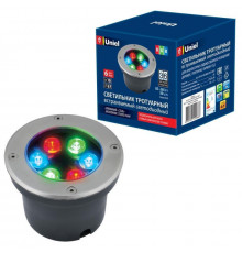 Ландшафтный светодиодный светильник (UL-00006821) Uniel ULU-B11A-6W/RGB IP67 Grey