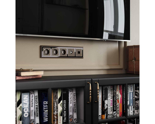 Дополнительное фото Накладка Werkel для TV розетки оконечной бронзовый W1193012 4690389161810: Купить в Интернет магазин освещения GCSVET.RU