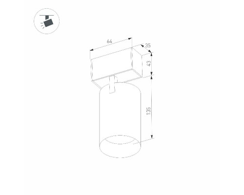 Дополнительное фото Светильник трековый (магнитый) Arlight MAG-SPOT-45-R85-12W Warm3000 (WH, 36 deg, 24V, DALI) 046591: Купить в Интернет магазин освещения GCSVET.RU