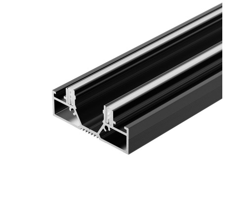 Дополнительное фото Профиль Arlight STRETCH-20-CEIL-D-CENTER-2000 BLACK 042946: Купить в Интернет магазин освещения GCSVET.RU