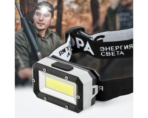 Дополнительное фото Фонарь налобный Шторм на батарейках Эра GB-708 Б0052750: Купить в Интернет магазин освещения GCSVET.RU