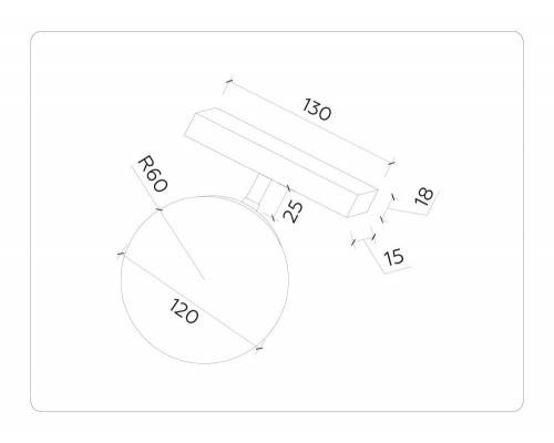 Дополнительное фото Светильник трековый (магнитый) Ambrella Light Track System GL3921: Купить в Интернет магазин освещения GCSVET.RU