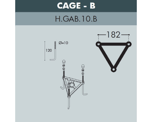 Дополнительное фото Садовый светильник Fumagalli K22.156.000.AYF1R: Купить в Интернет магазин освещения GCSVET.RU