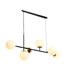 Люстра подвесная iLamp Golden 9136P/6 BK-WH