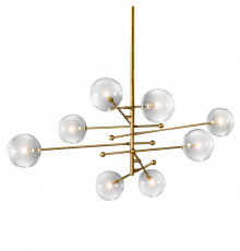 Люстра потолочная Delight Collection Globe Mobile KG0835P-8 brass