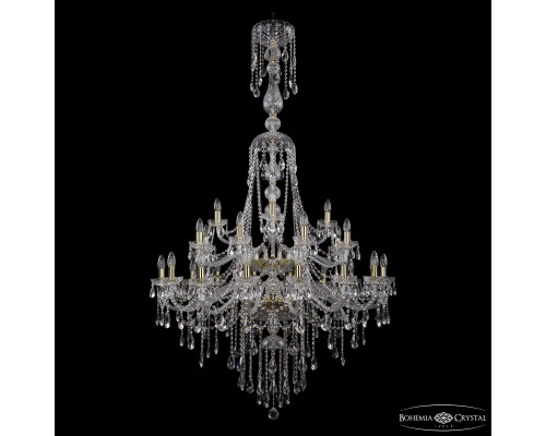 Основное фото Люстра подвесная Bohemia Ivele Crystal 1415/16+8+4/400/XL-185/2d G: Купить в Интернет магазин освещения GCSVET.RU