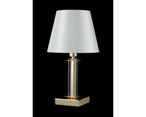 Дополнительное фото Лампа настольная Crystal Lux Nicolas NICOLAS LG1 GOLD/WHITE: Купить в Интернет магазин освещения GCSVET.RU