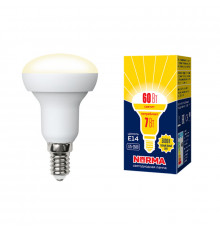 Светодиодная лампочка Volpe Norma R LED-R50-7W/WW/E14/FR/NR картон