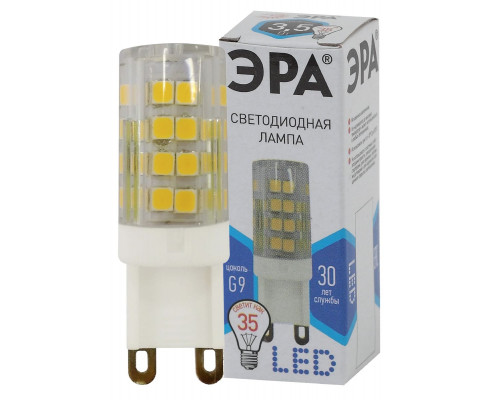 Основное фото Светодиодная лампочка Эра LED JCD-3,5W-CER-840-G9 Б0027862: Купить в Интернет магазин освещения GCSVET.RU