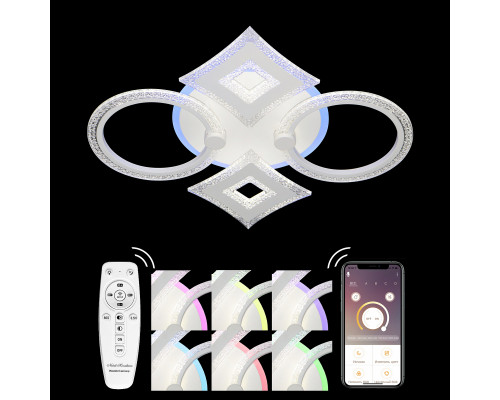 Основное фото Люстра потолочная Natali Kovaltseva HIGH-TECH LED LAMPS 82014: Купить в Интернет магазин освещения GCSVET.RU