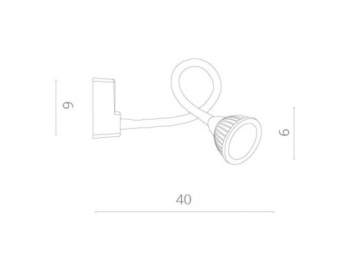 Дополнительное фото Светодиодный Светильник спот Arte Lamp Cercare A4107AP-1WH: Купить в Интернет магазин освещения GCSVET.RU