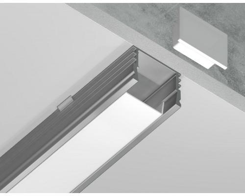Дополнительное фото Алюминиевый накладной профиль Ambrella Light Alum Profile GP1750AL: Купить в Интернет магазин освещения GCSVET.RU