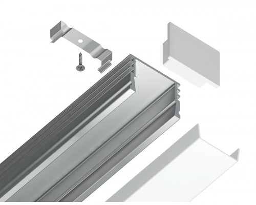 Дополнительное фото Алюминиевый накладной профиль Ambrella Light Alum Profile GP1750AL: Купить в Интернет магазин освещения GCSVET.RU