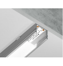 Алюминиевый накладной профиль Ambrella Light Alum Profile GP1750AL