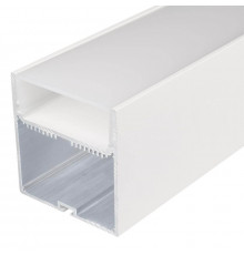Профиль с экраном Arlight SL-LINE-7477-2500 WHITE+OPAL 021372